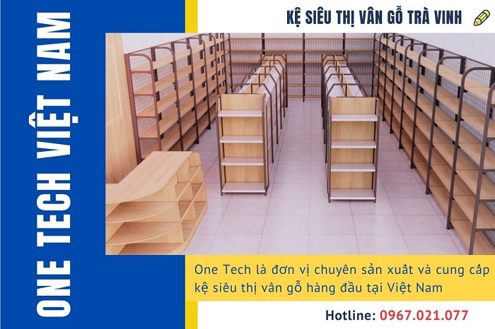 One Tech - Đơn vị cung cấp kệ vân gỗ Trà Vinh uy tín